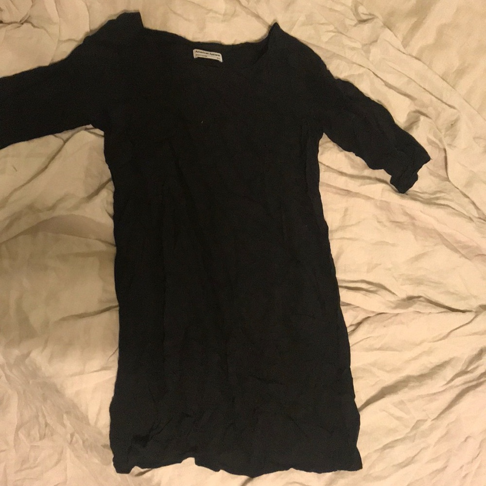 American apparel 3/4 sleeve mini rayon dress